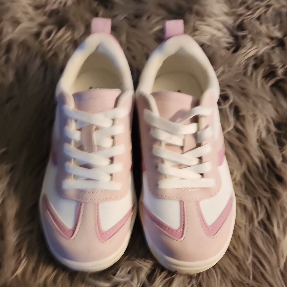 GAP Kids Pink and White Sneakers